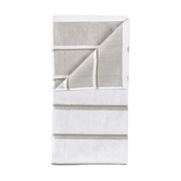 Sauna håndklæde - White-soft grey-eucalyptus, 70x140 cm - Zone Denmark
