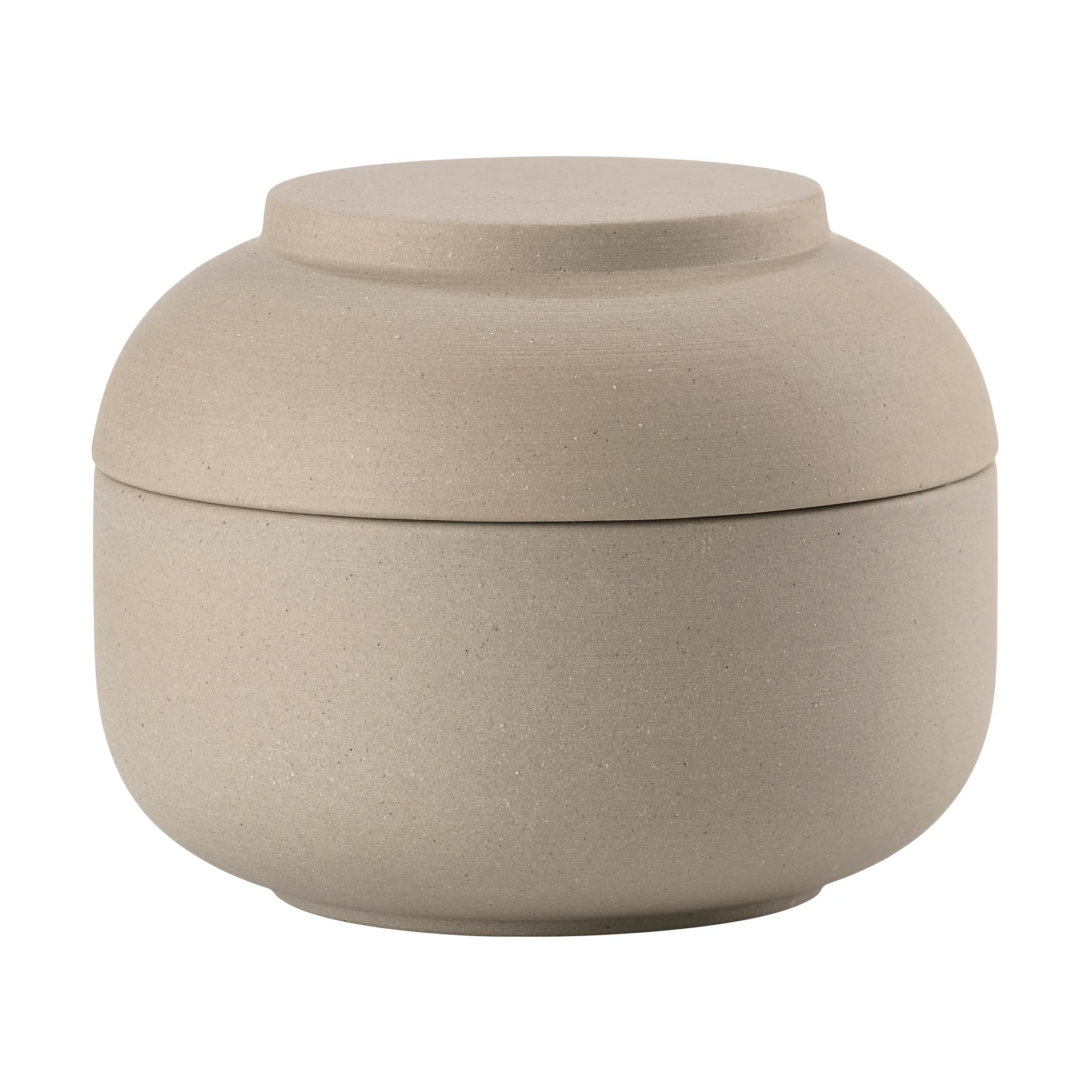 Sensu krukke med låg Ø10,5x7,5 cm, Taupe Zone Denmark