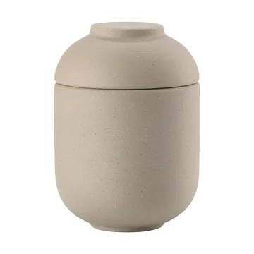 Sensu krukke med låg Ø6,5x9 cm - Taupe - Zone Denmark