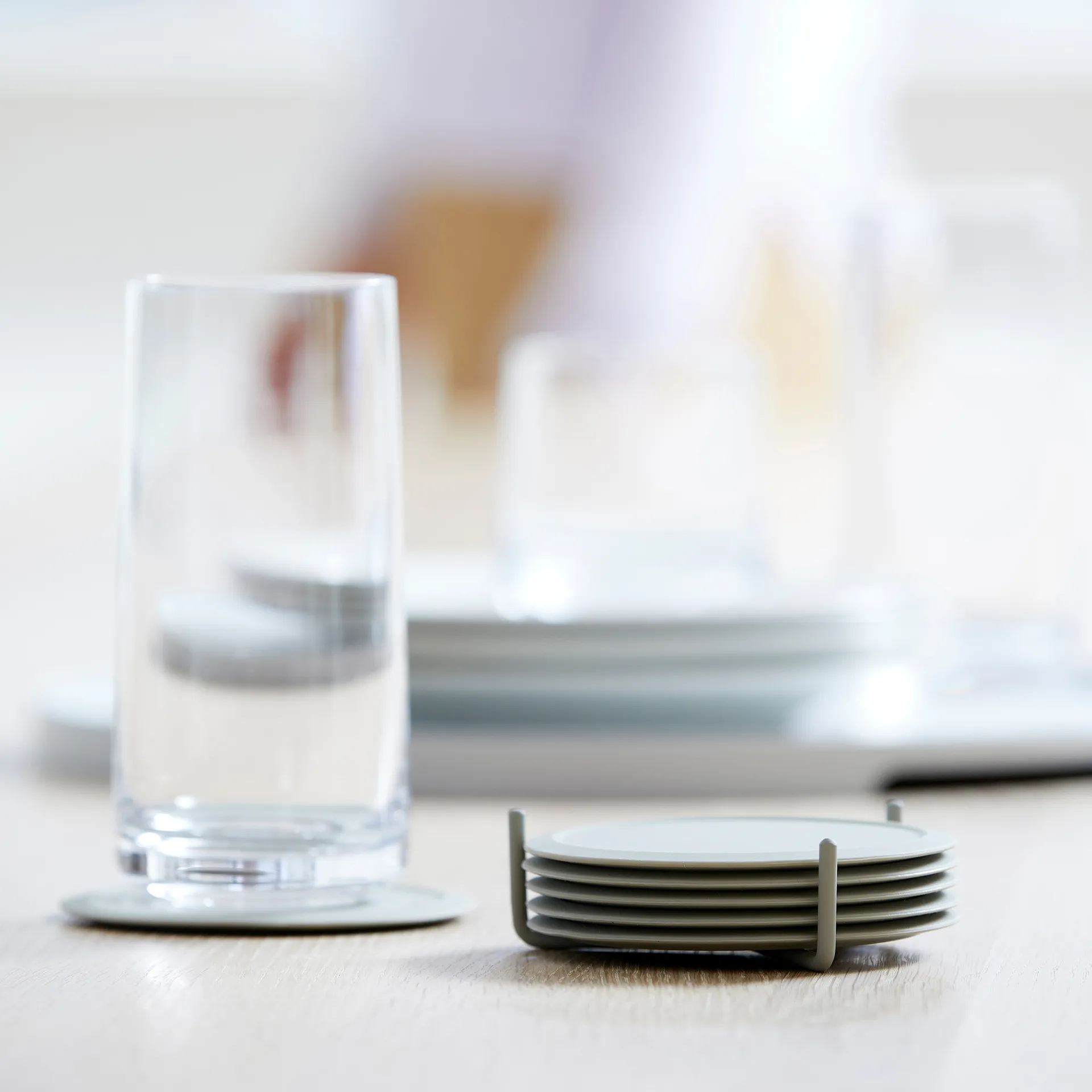 Singles glasbrikker 6-pak med holder, Mud Zone Denmark