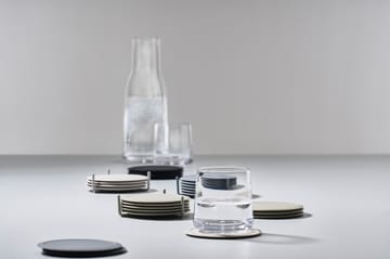 Singles glasbrikker 6-pak med holder - Warm grey - Zone Denmark