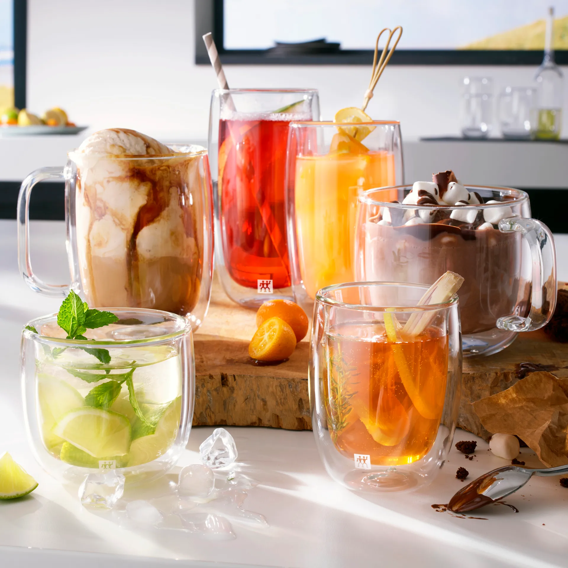 Sorrento latte macchiato glas 2-pak, 2-pak Zwilling