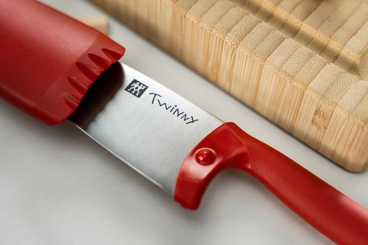 Twinny kokkekniv 10 cm, Rød Zwilling