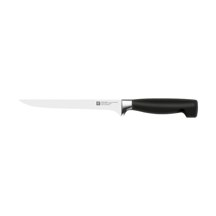 Zwilling Four star filleteringskniv 18 cm - Sort-rustfrit stål - Zwilling