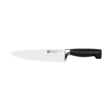 Zwilling Four star kokkekniv 20 cm - Sort-rustfrit stål - Zwilling