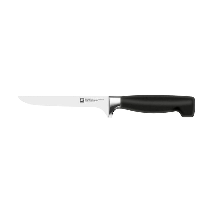 Zwilling Four star udbeningskniv 14 cm - Sort-rustfrit stål - Zwilling