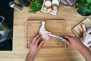 Zwilling Four star udbeningskniv 14 cm - Sort-rustfrit stål - Zwilling
