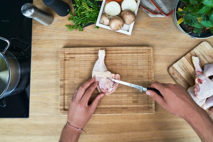 Zwilling Four star udbeningskniv 14 cm, Sort-rustfrit stål Zwilling