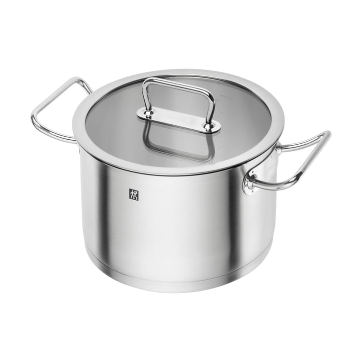 Zwilling pro gryde høj med glaslåg rustfrit stål - 6,2 L - Zwilling