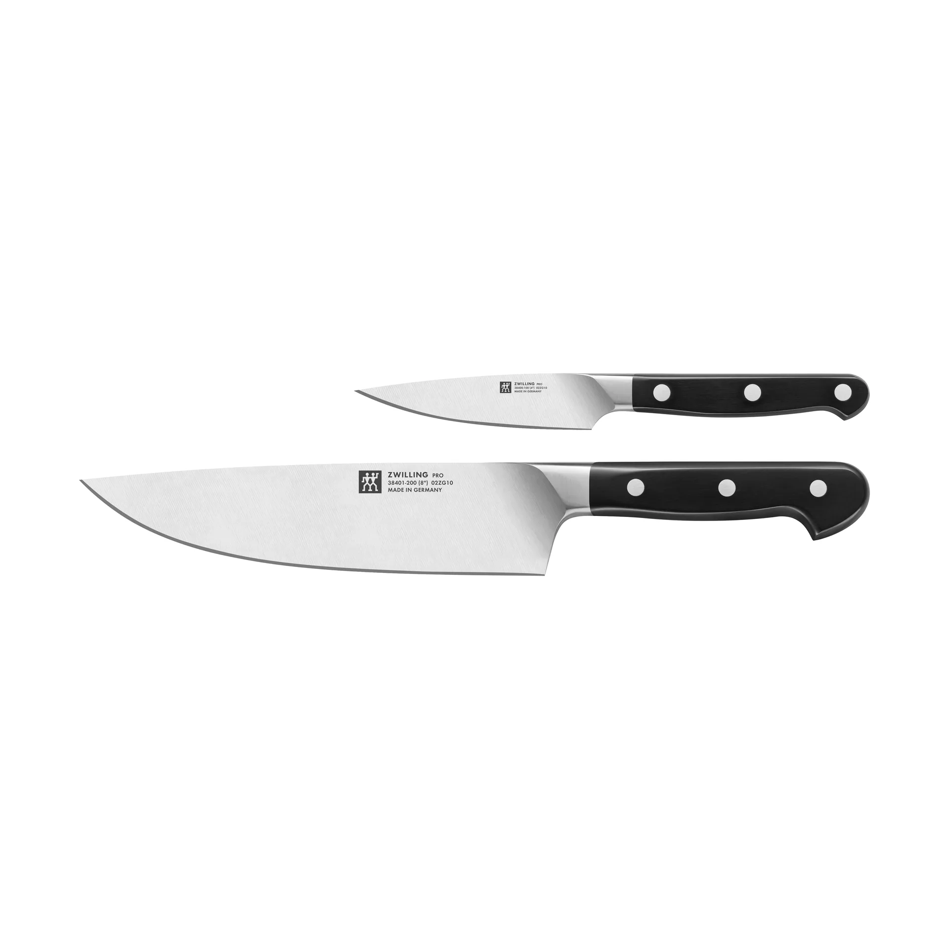 Zwilling Pro knivsæt 2 dele, Sort-rustfrit stål Zwilling