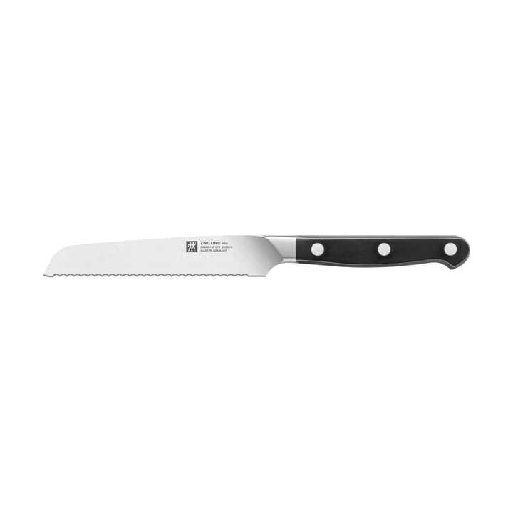 Zwilling Pro tandet universalkniv 13 cm - Sort-rustfrit stål - Zwilling