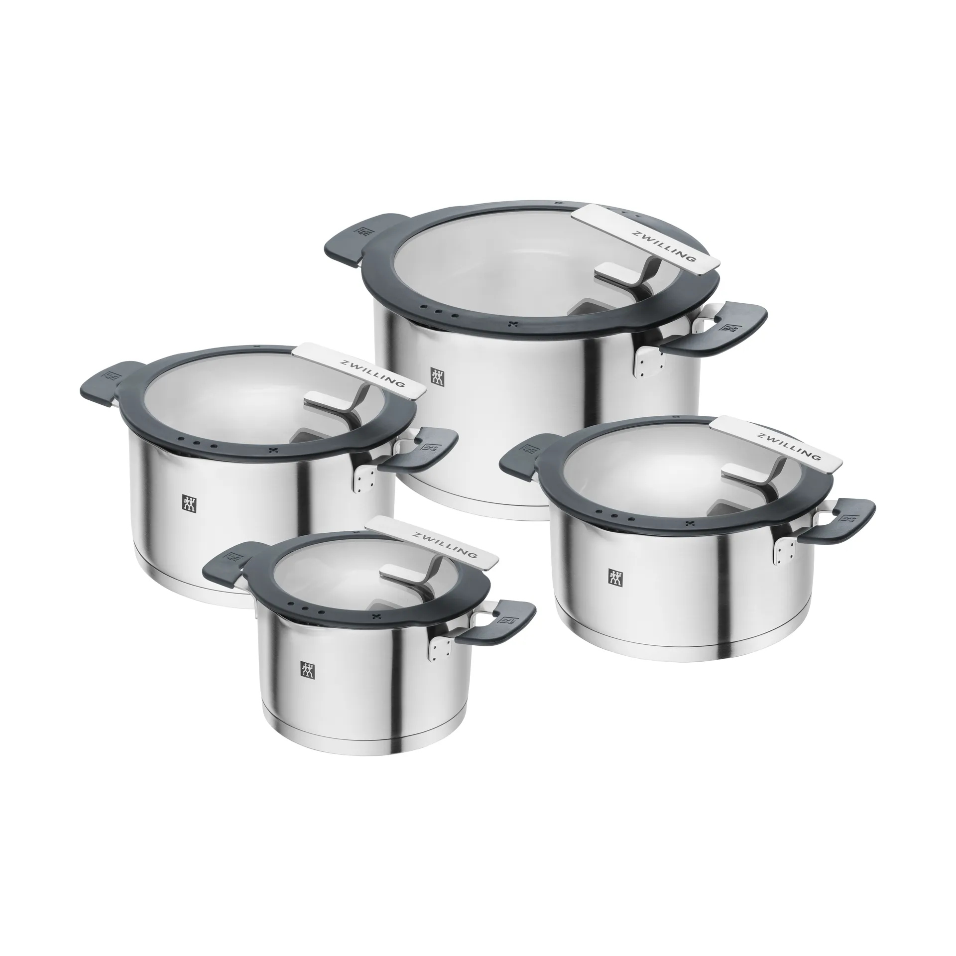 Zwilling Simplify gryde/kasserollesæt 8 dele, Rustfrit stål Zwilling