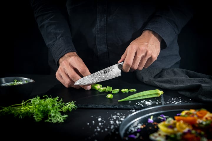 Zwilling Tanrei kompakt kokkekniv 14 cm, Damaskus-sort Zwilling