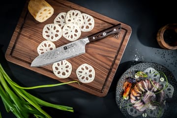 Zwilling Tanrei santokukniv 18 cm - Damaskus-sort - Zwilling
