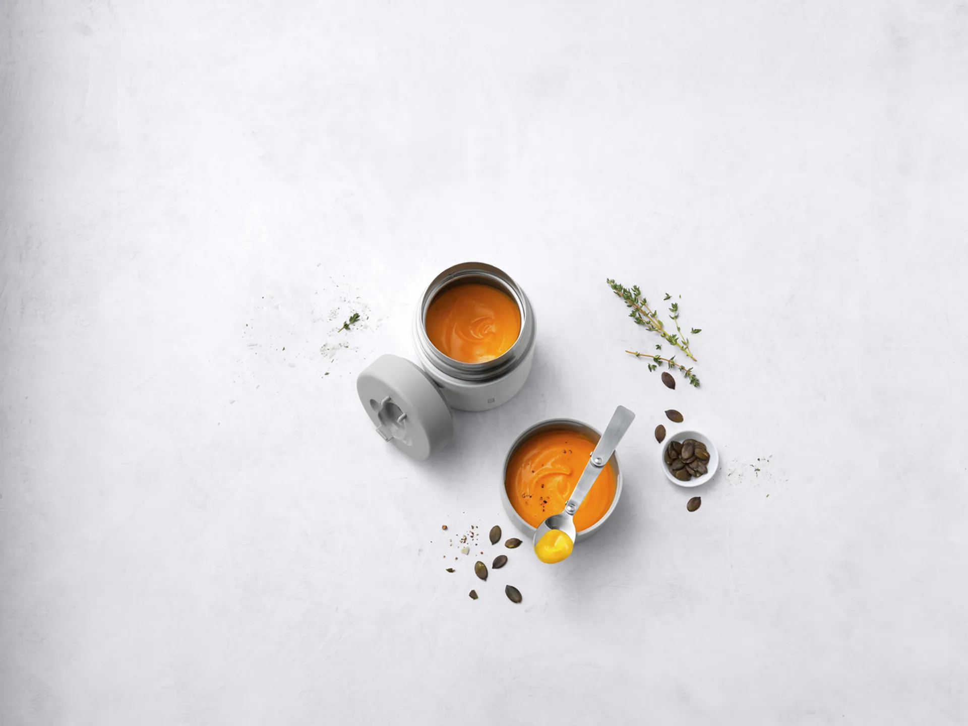 Zwilling Thermo madkasse 0,7 L, Sølv/Hvid Zwilling