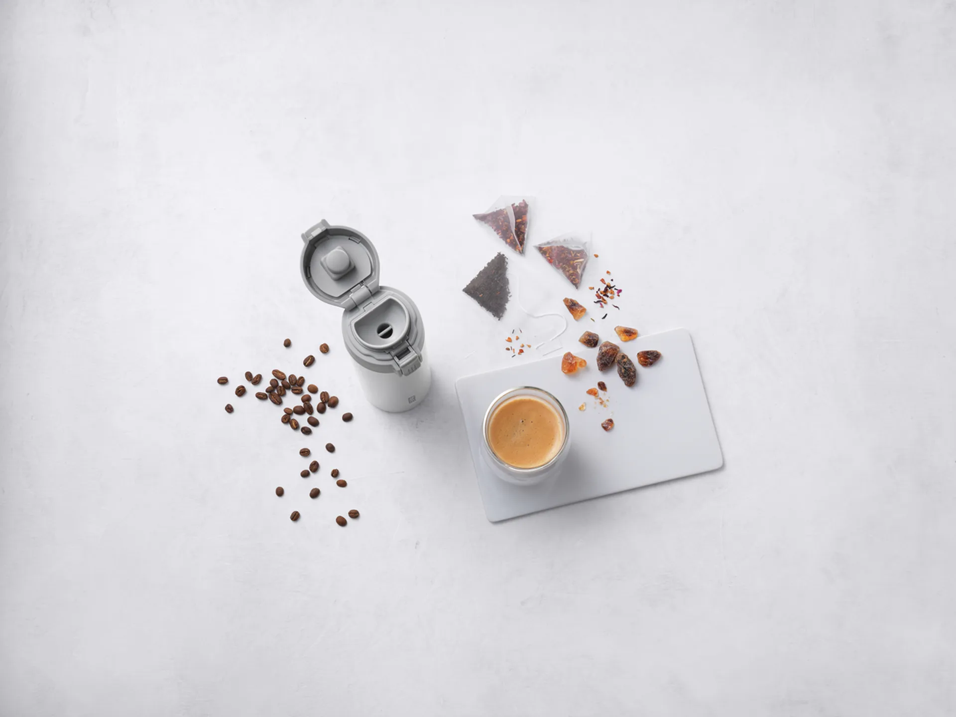 Zwilling Thermo Termokande 0,45 L, Sølv/Hvid Zwilling