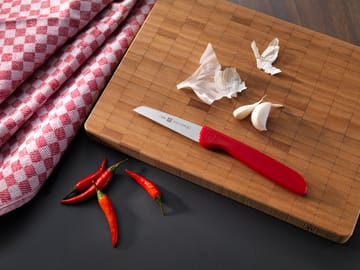 Zwilling Twin grip grøntsagskniv 7 cm - Rød-rustfrit stål - Zwilling