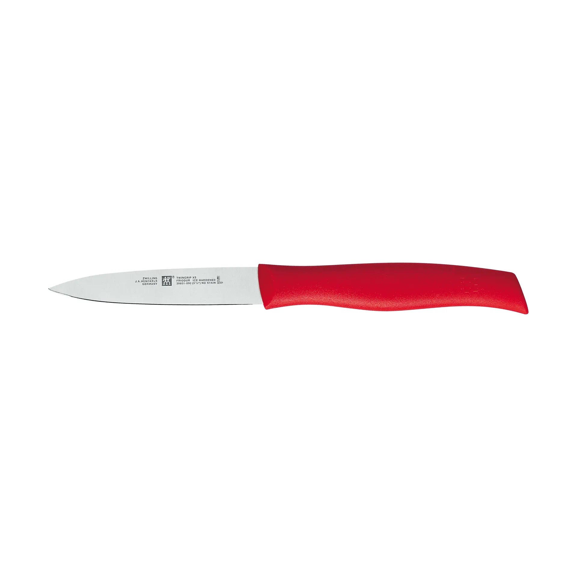 Zwilling Twin grip spids grøntsagskniv 9 cm, Rød-rustfrit stål Zwilling