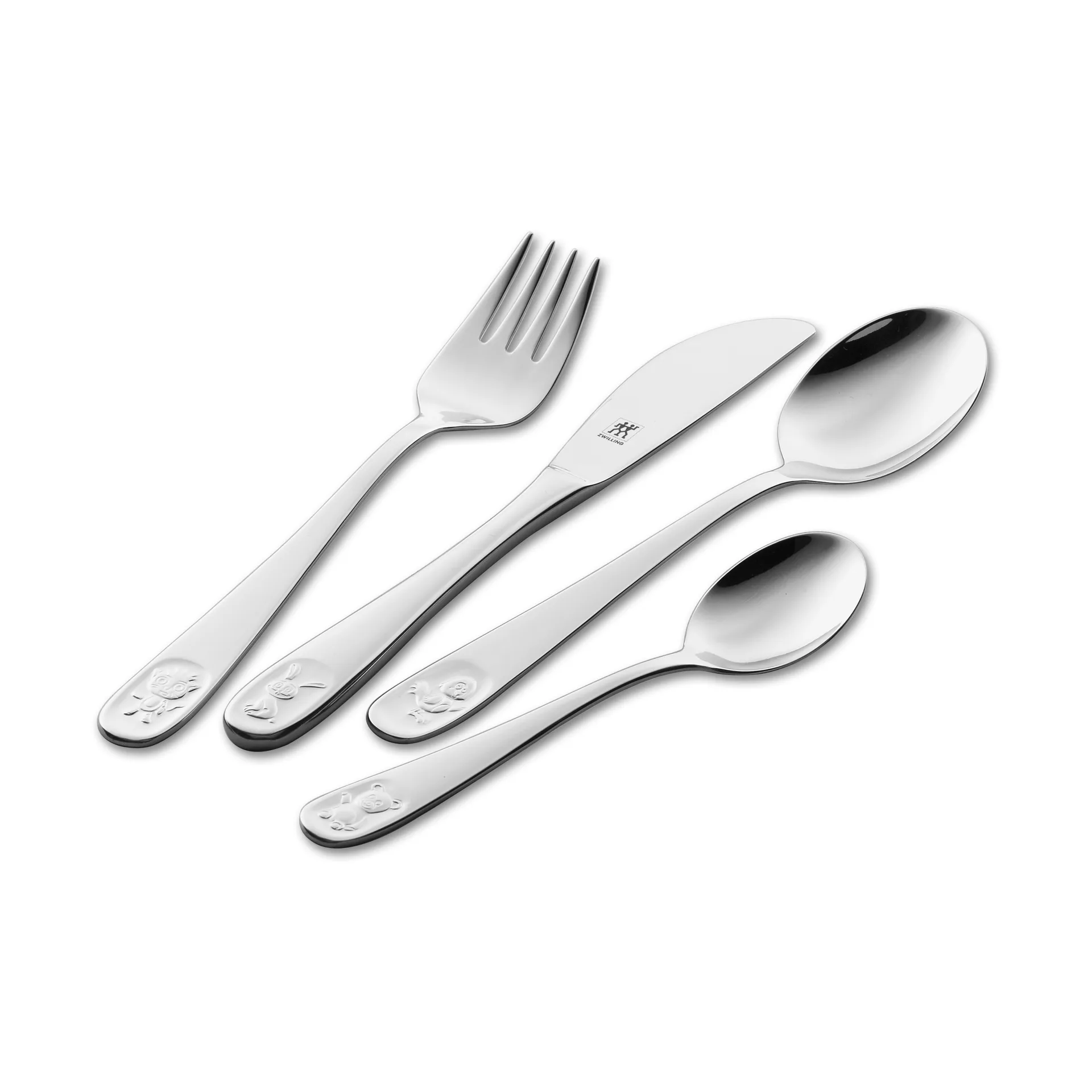Zwilling Twin kids BINO børnebestik 4 dele, Rustfrit stål Zwilling