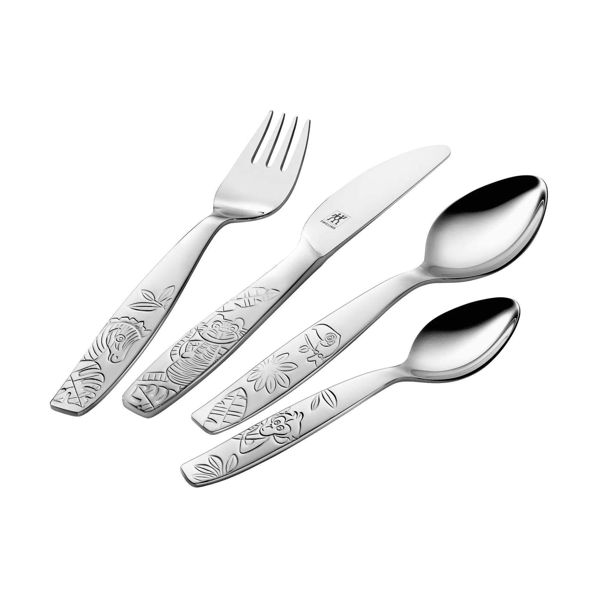 Zwilling Twin kids børnebestik 4 dele, Jungle Zwilling