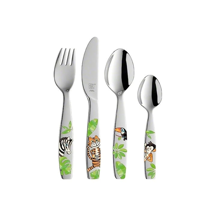 Zwilling Twin Kids Jungle børnebestik 4 dele - 3 dele - Zwilling